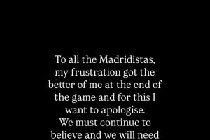 必发-卡马文加社媒发文为染红致歉:比赛尾声我被自己沮丧情绪所影响